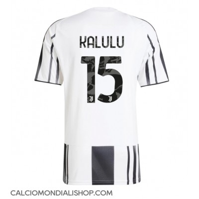Maglie da calcio Juventus Pierre Kalulu #15 Prima Maglia 2025-26 Manica Corta Maglie da calcio Juventus Pierre Kalulu #15 Prima Maglia 2025-26 Manica Corta